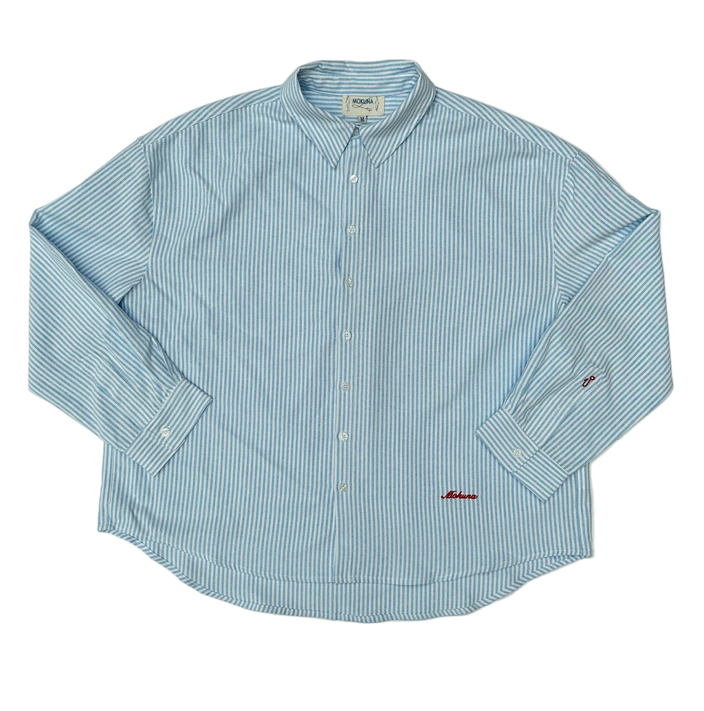overhemd baby blue white