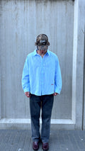 overhemd baby blue white